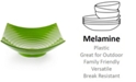 Q Squared Zen Melamine Green Serving Bowl